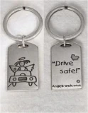 Schutzengel Schlüsselanhänger "Drive safe" Kabuki Country