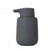 BLOMUS Seifenspender SONO dunkelgrau 69039 Keramik Soft-Touch